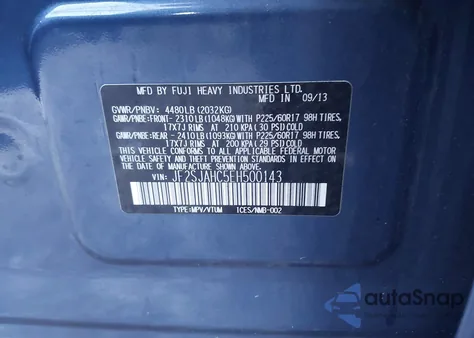 2014 Subaru Forester 2.5I Limited из США, поврежденный, VIN JF2SJAHC5EH500143